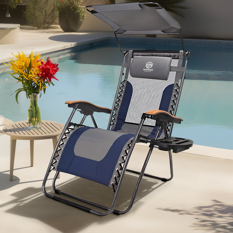 Outdoor chair best sale with sunshade